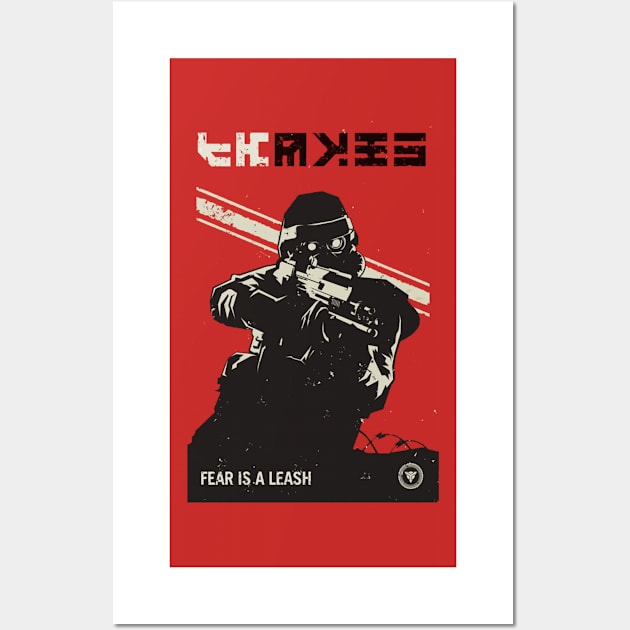 Killzone - Fear Propaganda Poster Wall Art by Gekidami